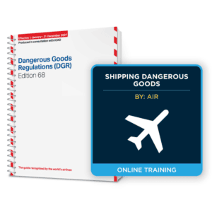 IATA 2027 DGR, spiral bound and Air Transportation Training Course Package - ICC Canada