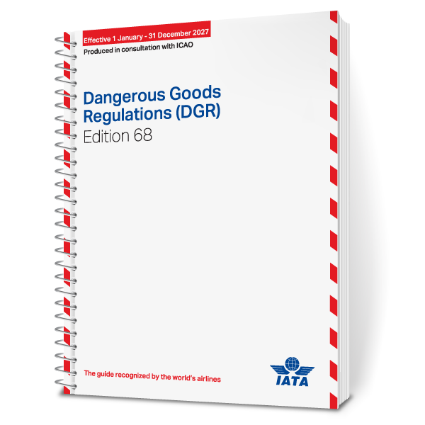 IATA 2027 Dangerous Goods Regulations, 68th Edition, Spiral Bound - ICC Canada IATA 2027 Dangerous Goods Regulations, 68th Edition, Spiral Bound - ICC Canada