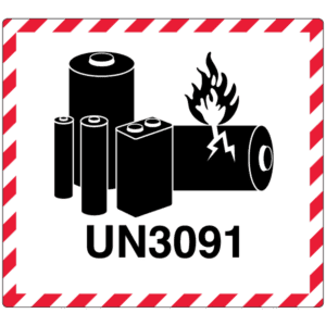 UN 3090 Lithium Battery Mark, 100x100mm, Gloss Paper Label, 500/roll - ICC Canada UN 3090 Lithium Battery Mark, 100x100mm, Gloss Paper Label, 500/roll - ICC Canada