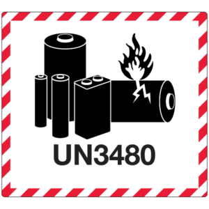 UN 3090 Lithium Battery Mark, 100x100mm, Gloss Paper Label, 500/roll - ICC Canada UN 3090 Lithium Battery Mark, 100x100mm, Gloss Paper Label, 500/roll - ICC Canada