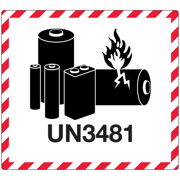 UN 3090 Lithium Battery Mark, 100x100mm, Gloss Paper Label, 500/roll - ICC Canada UN 3090 Lithium Battery Mark, 100x100mm, Gloss Paper Label, 500/roll - ICC Canada