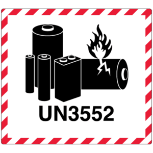 UN 3090 Lithium Battery Mark, 100x100mm, Gloss Paper Label, 500/roll - ICC Canada UN 3090 Lithium Battery Mark, 100x100mm, Gloss Paper Label, 500/roll - ICC Canada