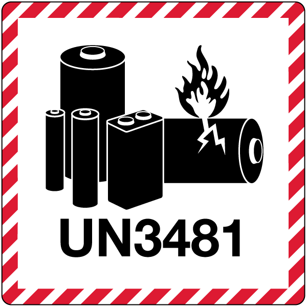 UN 3090 Lithium Battery Mark, 100x100mm, Gloss Paper Label, 500/roll - ICC Canada UN 3090 Lithium Battery Mark, 100x100mm, Gloss Paper Label, 500/roll - ICC Canada