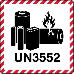 UN 3090 Lithium Battery Mark, 100x100mm, Gloss Paper Label, 500/roll - ICC Canada UN 3090 Lithium Battery Mark, 100x100mm, Gloss Paper Label, 500/roll - ICC Canada