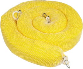 Yellow Hazmat Polypropylene Boom, 4/Pack - 5″ x 10' - ICC Canada