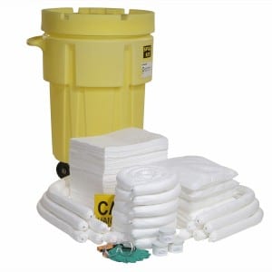 UN Specified Yellow/White Oil Only Spill Kit (with wheels) - 95 Gallon - ICC Canada