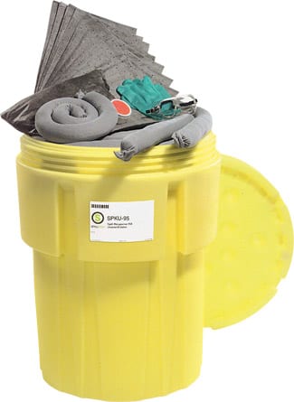 UN Specified Yellow/Gray Universal Spill Kit - 95 Gallon - ICC Canada