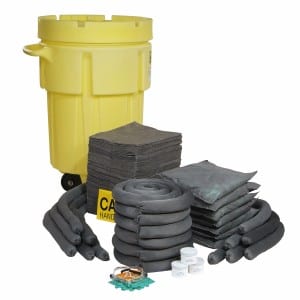 UN Specified Yellow/Gray Universal Spill Kit (with wheels) - 95 Gallon - ICC Canada
