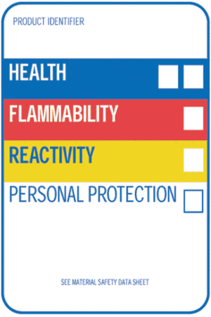 HMIS Label, 4" x 6", Gloss Paper, Preprinted, 500/Roll - ICC Canada