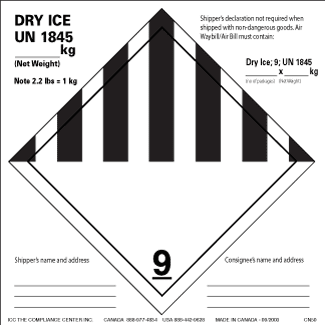 Dry Ice, 6" x 6" Gloss Paper, Blank, 500/Roll - ICC Canada