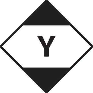 Limited Quantity ‘Y’ Label, 4″ x 4″, High-Gloss Label, 500/Roll - ICC Canada