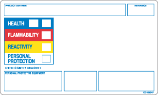 GHS Workplace Label, Paper, 500/Roll, 5" x 3", 500/Roll - ICC Canada