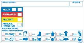 GHS Workplace Label, Paper, 250/Roll, 8.375" x 4.31", - ICC Canada