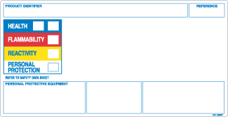 GHS Workplace Label, Paper, 250/Roll, 8.375" x 4.31" - ICC Canada