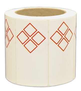 GHS Diamonds, 4-Up, Paper, Roll,  2 x 4, 500/Roll - ICC Canada