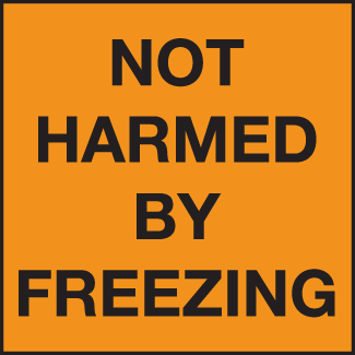Not Harmed By Freezing, 3" x 3", Fluorescent Paper, 500/Roll - ICC Canada