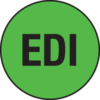 EDI, 1.125" Round, Fluorescent Paper, 500/Roll - ICC Canada