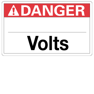 [fill in the blank] Volts, 3" x 5", Package of 5, English - ICC Canada