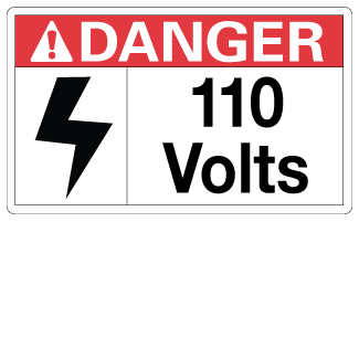 110 Volts, 3" x 5", Package of 5, English - ICC Canada