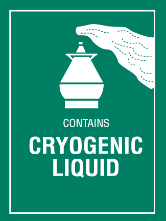 Cryogenic Liquid, 3" x 4", Gloss Paper, 500/Roll - ICC Canada