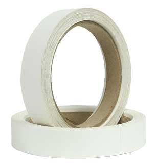 White Vinyl Closure Tape 100/Roll - 0.75" x 6" - ICC Canada