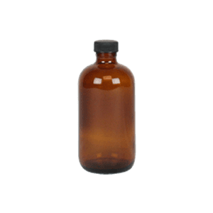 Narrow Mouth Coated Bottle (Amber) - 8 oz - ICC Canada