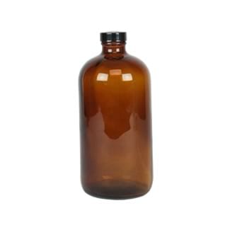 Narrow Mouth Coated Bottle (Amber) - 16 oz - ICC Canada