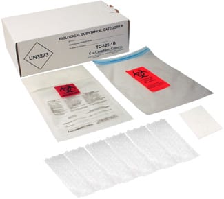 Category B Biological Shipper (with bubble wrap) - 11.25" x 6.63" x 3.5" - ICC Canada