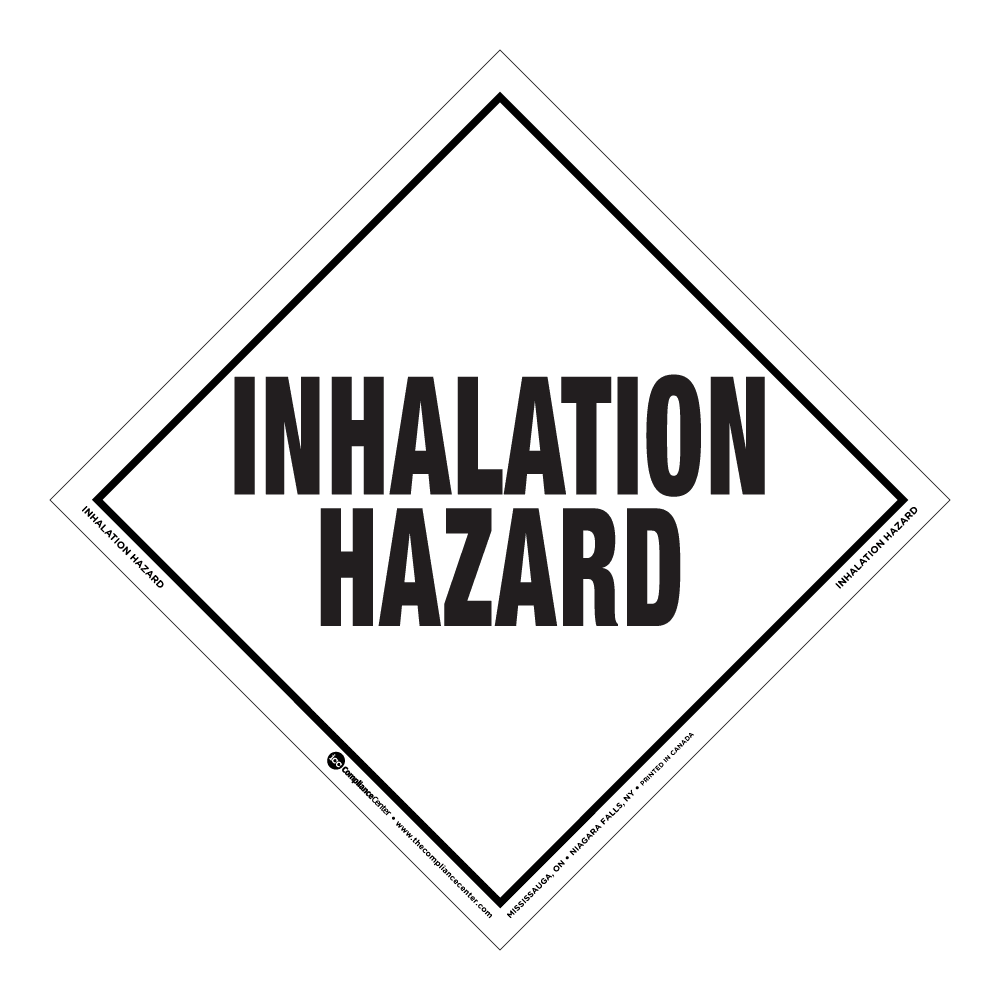 Inhalation Hazard, Tagboard, Placard - ICC Canada