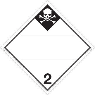 Hazard Class 2.3 - Inhalation Hazard, Tagboard, Blank - ICC Canada