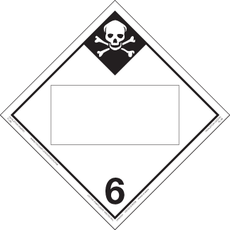 Hazard Class 6.1 - Inhalation Hazard, Tagboard, Blank - ICC Canada