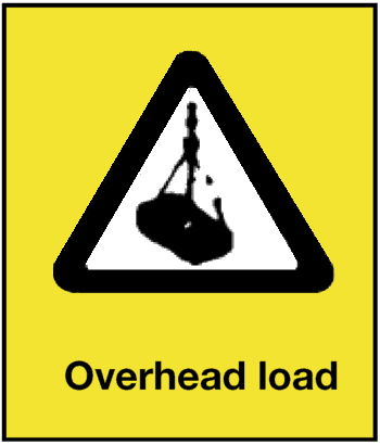 Overhead Load, 8.5" x 11", Self-Stick Vinyl - ICC Canada