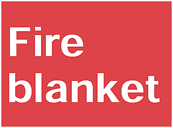 Fire Blanket, 8.5" x 11", Self-Stick Vinyl - ICC Canada