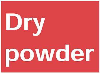 Dry Powder, 8.5" x 11", Self-Stick Vinyl - ICC Canada