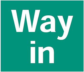 Way In, 8.5" x 11", Rigid Vinyl - ICC Canada