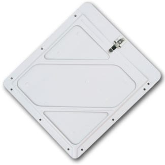 Placard Holder - White Aluminum with Clips - ICC Canada