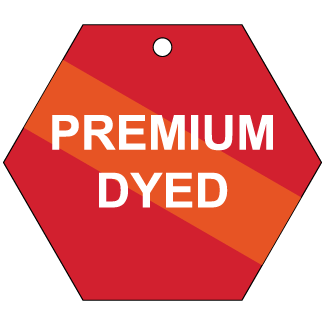 Premium Dyed, CPPI Tag, Hexagon, Aluminum, English, 50/Pack - ICC Canada