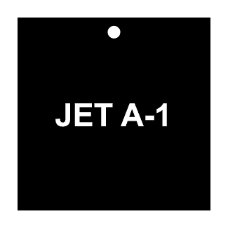 Jet A-1, CPPI Tag, Square, Aluminum, English, 50/Pack - ICC Canada