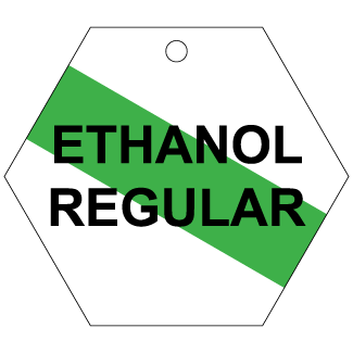 Ethanol Regular, CPPI Tag, Hexagon, Plastic, English, 50/Pack - ICC Canada