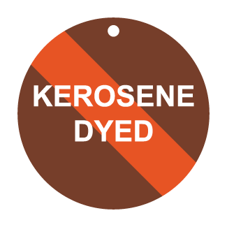Kerosene Dyed, CPPI Tag, Circle, Plastic, English, 50/Pack - ICC Canada