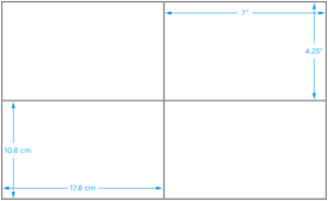 Blank Paper Label - 4.25" x 7", 400/Pack - ICC USA