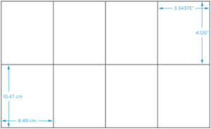 Blank Paper Label - 4.125" x 3.34375", 800/Pack - ICC USA