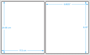 Blank Vinyl Label, 8.25" x 6.8125", 200/Pack - ICC USA