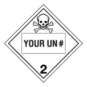 Hazard Class 2.3 - Toxic Gas, Rigid Vinyl, Custom - ICC USA