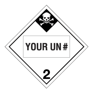 Hazard Class 2.3 - Inhalation Hazard, Tagboard, Custom - ICC USA