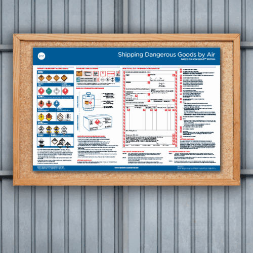 Shipping Dangerous Goods by Air Poster - ICC Compliance Center Inc - USA