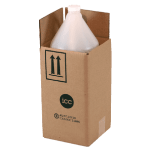 UN 4G Plastic Bottle Shipping Kit - 1 x 128 oz - ICC USA