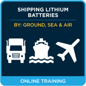 Shipping Lithium Batteries by Ground (49 CFR), Air (IATA) and Sea (IMDG) - Online Training - ICC USA