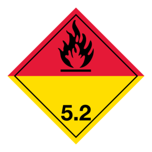 Hazard Class 5.2 Placard