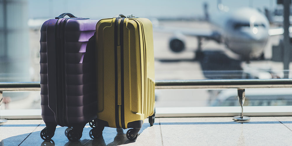 luggage at an airport